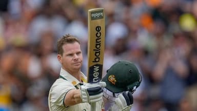 Initially, a century by Steve Smith (140) saw Australia post 474 runs in their first innings.