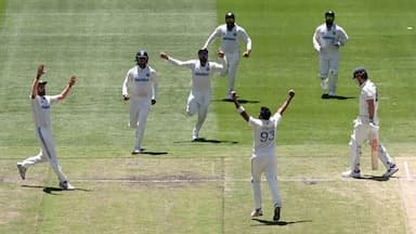 Jasprit Bumrah gave India a strong head start in the second innings, getting the wicket of opener Sam Konstas (8) early. Bumrah also accounted for the dismissals of Travis Head (1), Mitchell Marsh (0) and Alex Carey (2).