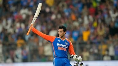 Abhishek Sharma hit seven fours and as many as 13 sixes as he smashed his way to 135 in just 54 balls. He broke the record for the highest score by an Indian in a T20I and his innings powered India to a score of 247/9 in 20 overs. He then took two wickets as England crumbled to a score of 97 all-out and India won by a whopping 150 runs with nearly 10 overs to spare.&nbsp;