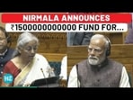 Budget: Huge Announcement By FM Nirmala To Boost Economy | PM Modi | Infrastructure