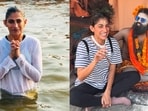 Kubbra Sait shares her experience of taking a holy dip in Mahakumbh.(Instagram)