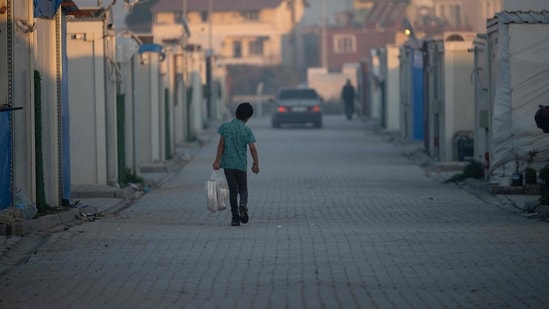 Monday's explosion was the seventh car bomb blast in Manbij in just over a month, said Munir Mustafa, the deputy director of civil defense.(AFP)